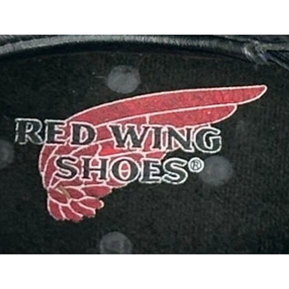 Red Wing Shoes Steel Toe Safety Black Leather Oil Resistant Women's Size 7 - Picture 7 of 7